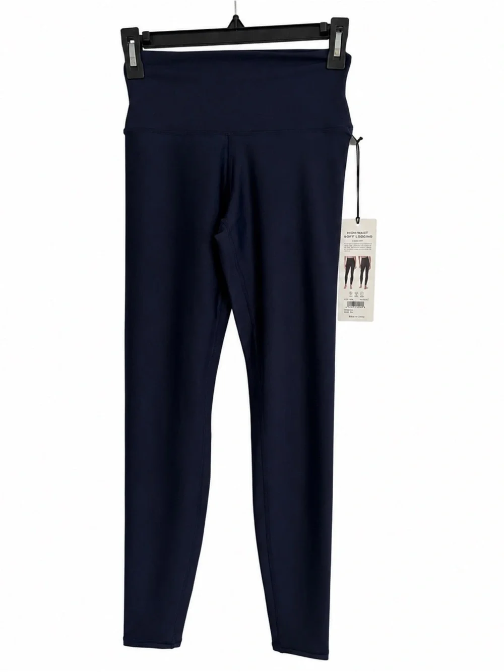 Alo Yoga Airlift High Waist Leggings XS Rich Navy Sculpt Lift NWT 29”Inseam $134